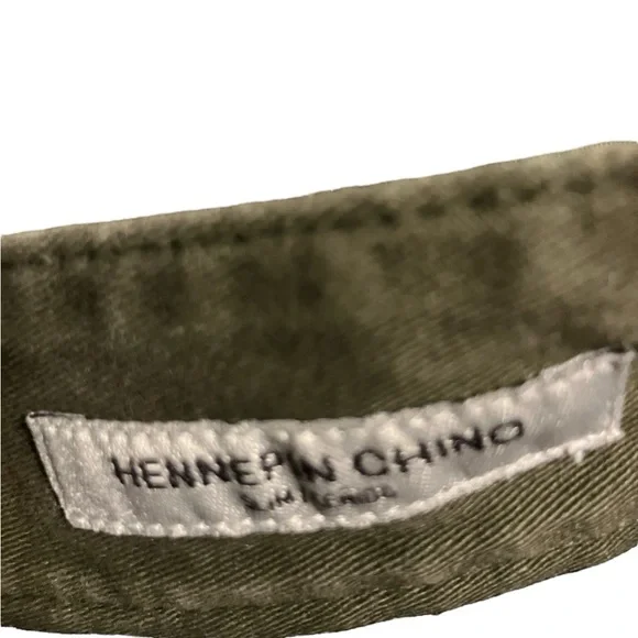 GOODFELLOW & CO Men's Paris Green Athletic-Fit Hennepin Chino Pants SZ 33 - Picture 3 of 6